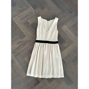 Women's Patrizia Pepe Dress Size M Beige & Black
